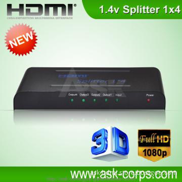 v1.4 HDMI splitter 1 in4 out  full 3D and 4kx2k resolution